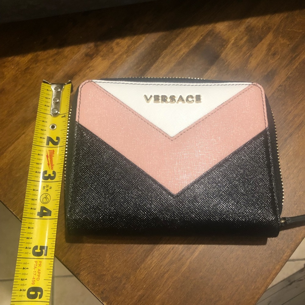 Authentic Versace zipper wallet